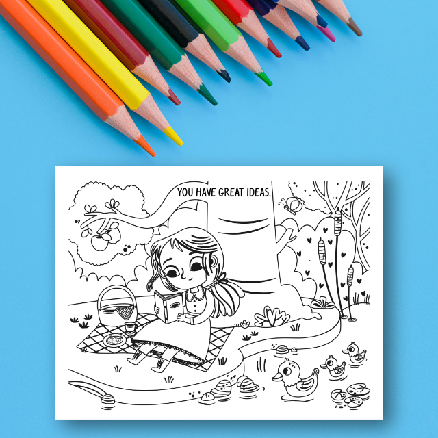 สมุดระบายสี You Are Amazing! พร้อมคำพูดให้กำลังใจอันแสนอบอุ่น
