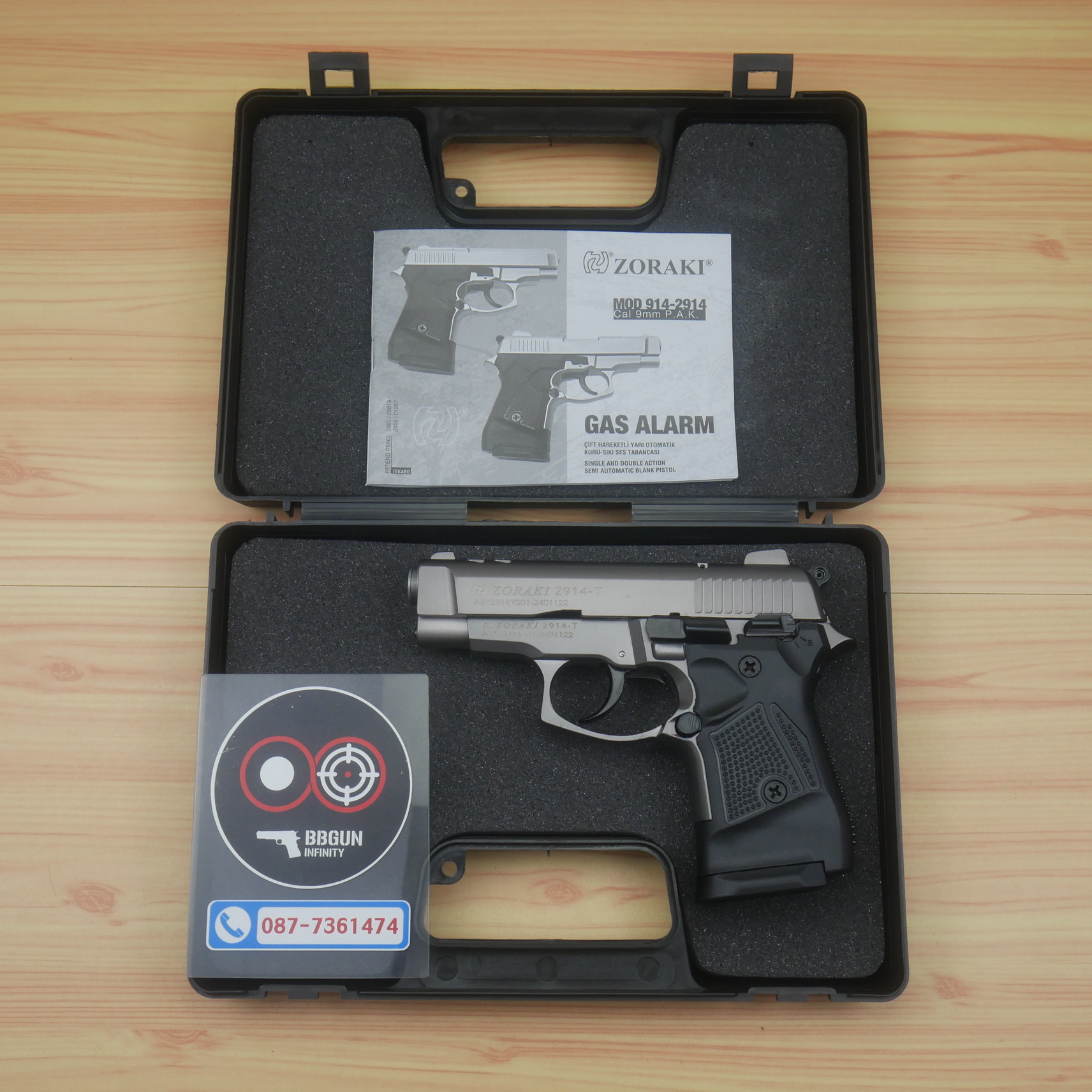 แบลงค์กัน EU Zoraki 2914-T สีฟูม Fume BLANKGUN