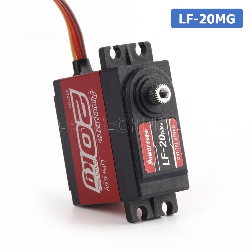 (1ชิ้น) JD035 เซอร์โว กันน้ำ Power HD LF-20MG 20Kg Waterproof High Torque Digital Servo with Metal Gear for RC