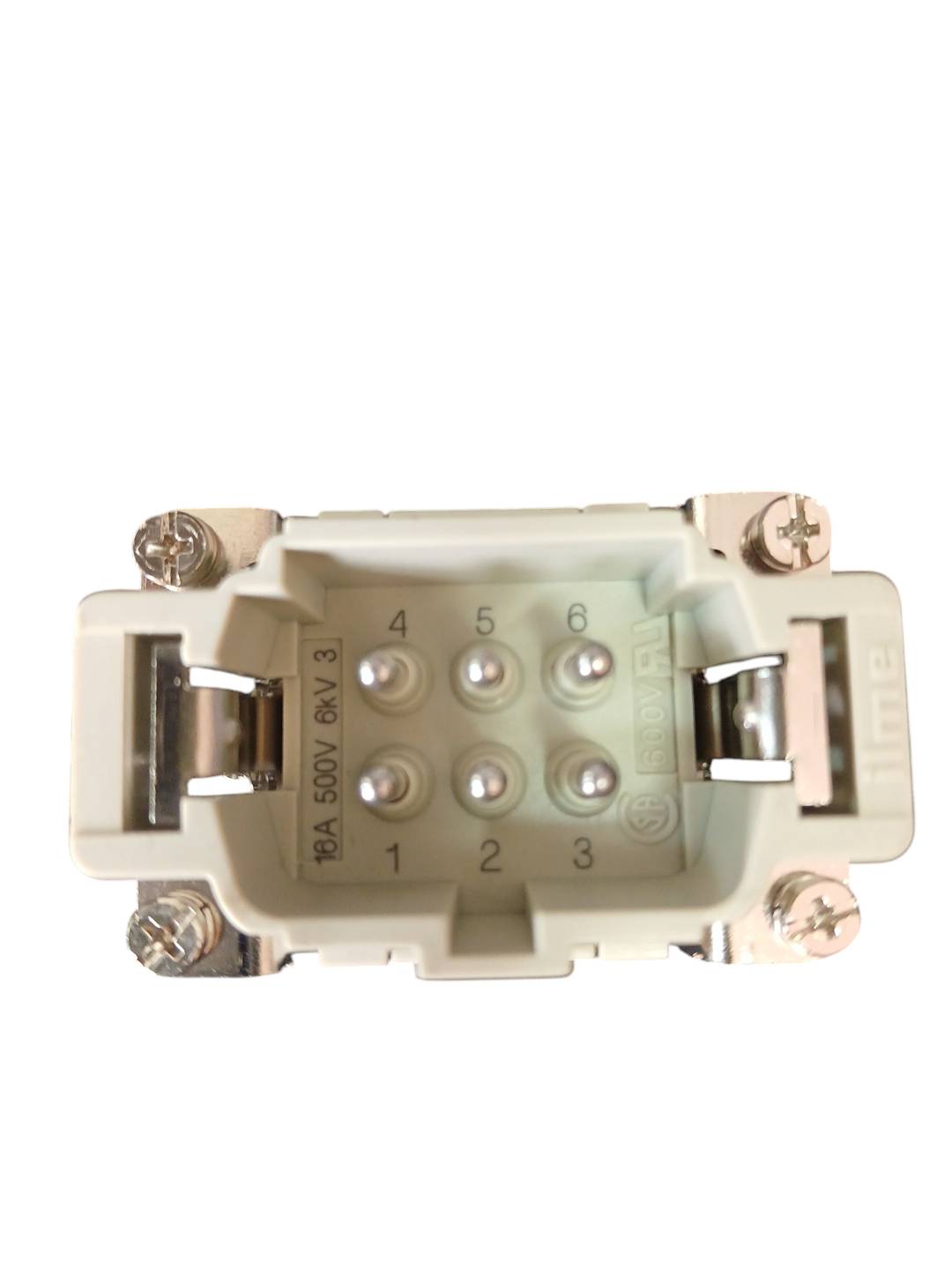 "ILME" CSEM06 Male sspring insert 6P+E 16A 500V