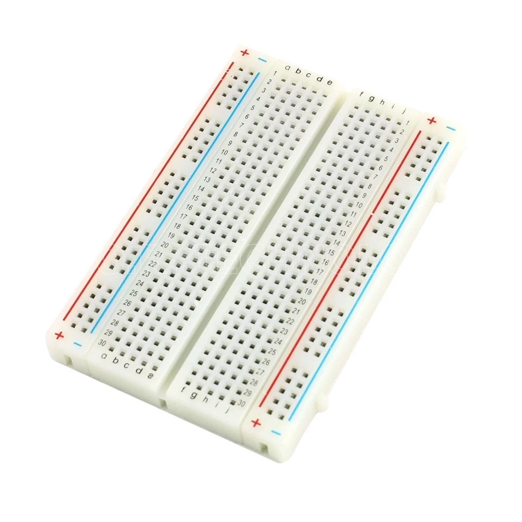 AA069 บอร์ดทดลอง ขนาด 400จุด 400 Points Solderless Breadboard soldless โฟโต้บอร์ด บอร์ดเล็ก