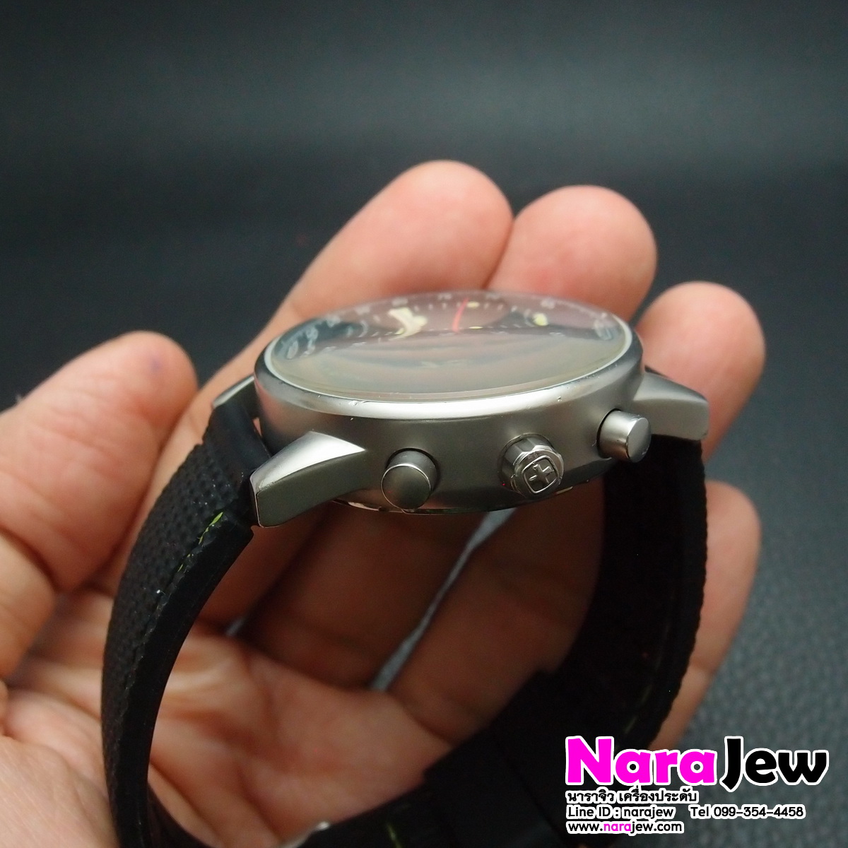 นาฬิกา Wenger รุ่น 7072X มีพรายน้ำ Swiss Made หลุดจำนำ **เรือนนี้ข้อมือ 14~20 ซม **