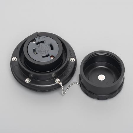 "AMERICAN DENKI"4626RW 3-Pole 4-Wire Grounding 60A 250V Waterproof Panel Receptacle IP65