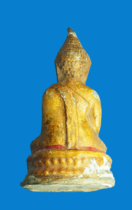 *31938 พระรัตนโกสินทร์ เนื้อชินตะกั่วลงทอง หน้าตักประมาณ 1.2 นิ้ว 2