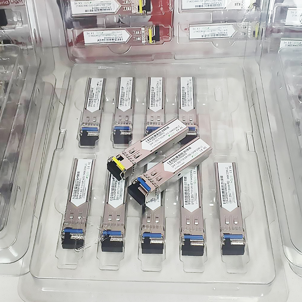 APOLLO SFP-Module 1.25Gb. ระยะส่ง 10Km. ช่อง LC สินค้าขายเป็นคู่ TX/RX