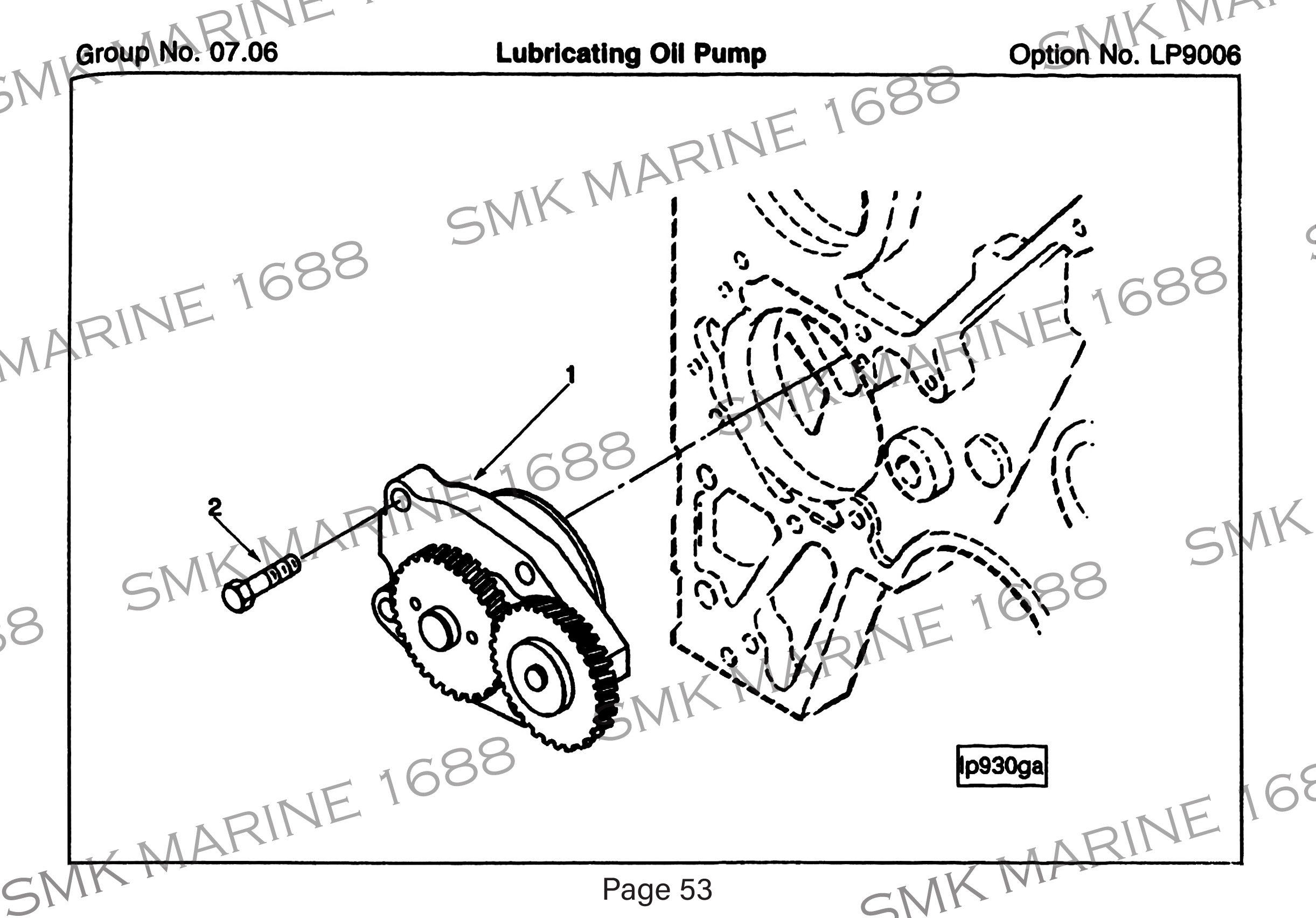 Cummins B Series 3918212 Lubricating Oil Pump / ปั๊มน้ำมันเครื่อง
