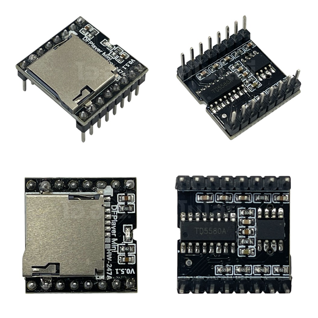 DF Player Mini โมดูลเล่นเพลง MP3 สำหรับ Arduino DFPlayer Mini MP3 Player Module โมดูลเล่นเสียง MP3-TF-16P
