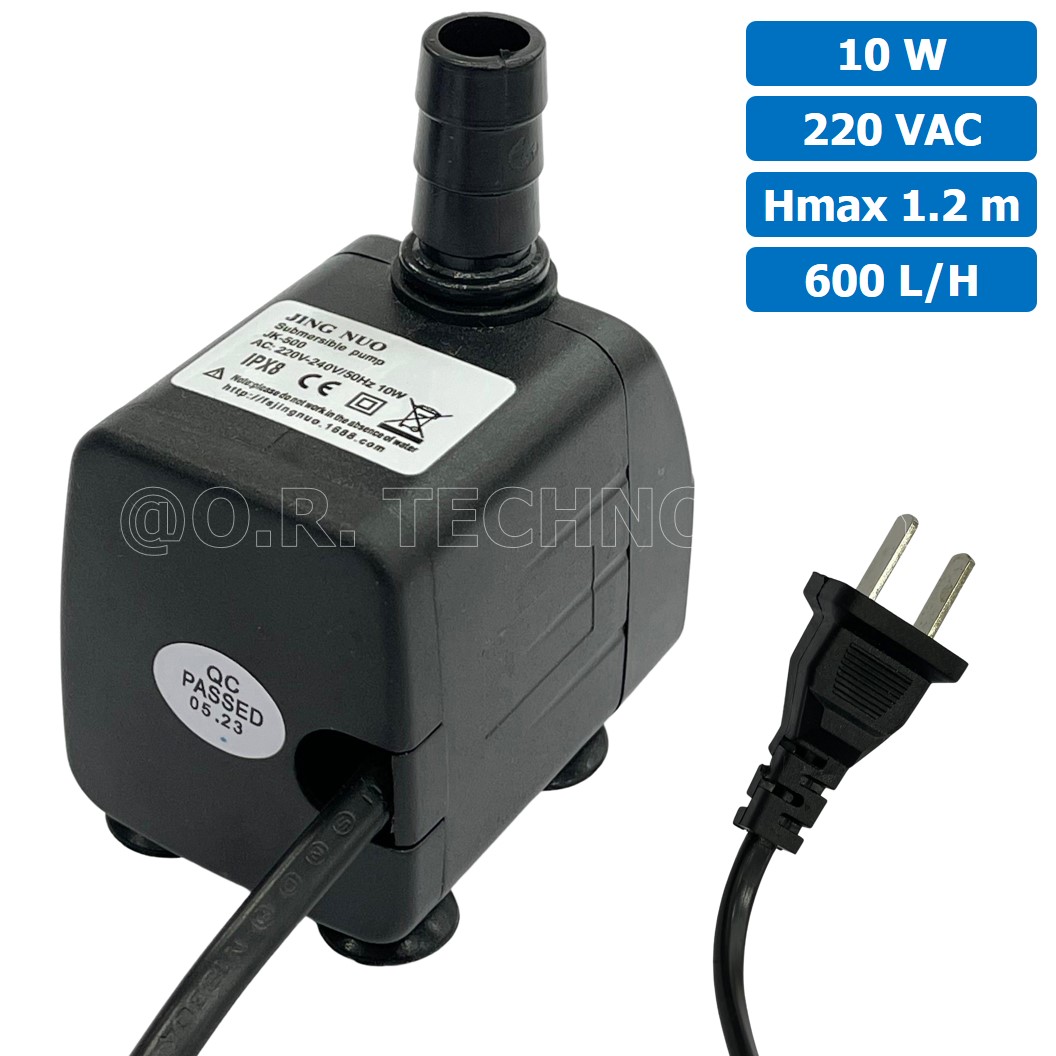 JING NUO ปั๊มน้ำ ปั๊มแช่ ปั๊มพัดลมไอเย็น 220V 3W/4W/5W/8W/10W/16W/20W/25W/35W/45W Water pump Submersible Pump JINGNUO