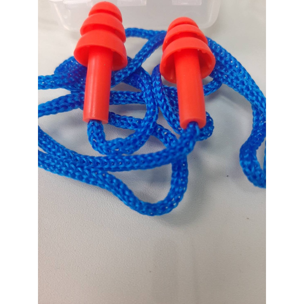 ที่อุดหู Ear Plug (รุ่นPVC เป็นชั้นๆ กล่องละ 1 คู่) ที่อุดหูเวลานอนดี ลดเสียง นุ่ม ใส่สบาย ไม่เจ็บหู ใช้ซ้ำได้ ที่อุดหู