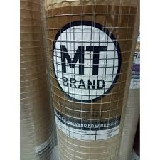 ลวดตาข่ายกรงไก่ ตาข่ายสี่เหลี่ยม ตาข่ายกรงไก่ MTน้ำตาล (ราคารวมแวท) ตาสี่เหลี่ยมงานฉาบ ลวดกรงไก่ ตาข่ายกรงนก ลวดตาข่าย