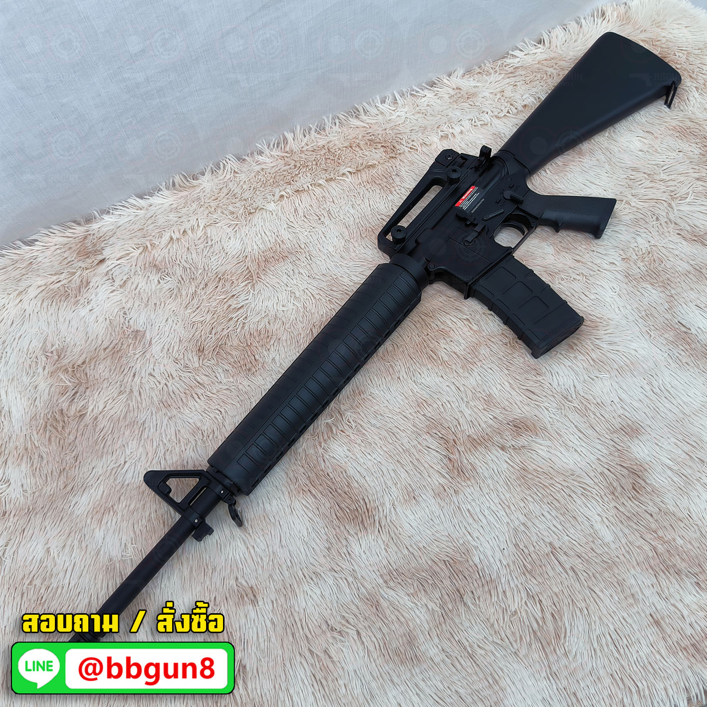 บีบีกันอัดแก็ส M16 A2 ระบบแก๊ส GBBR บอดี้โลหะ Golden Eagle MC 6610 M BB GUN