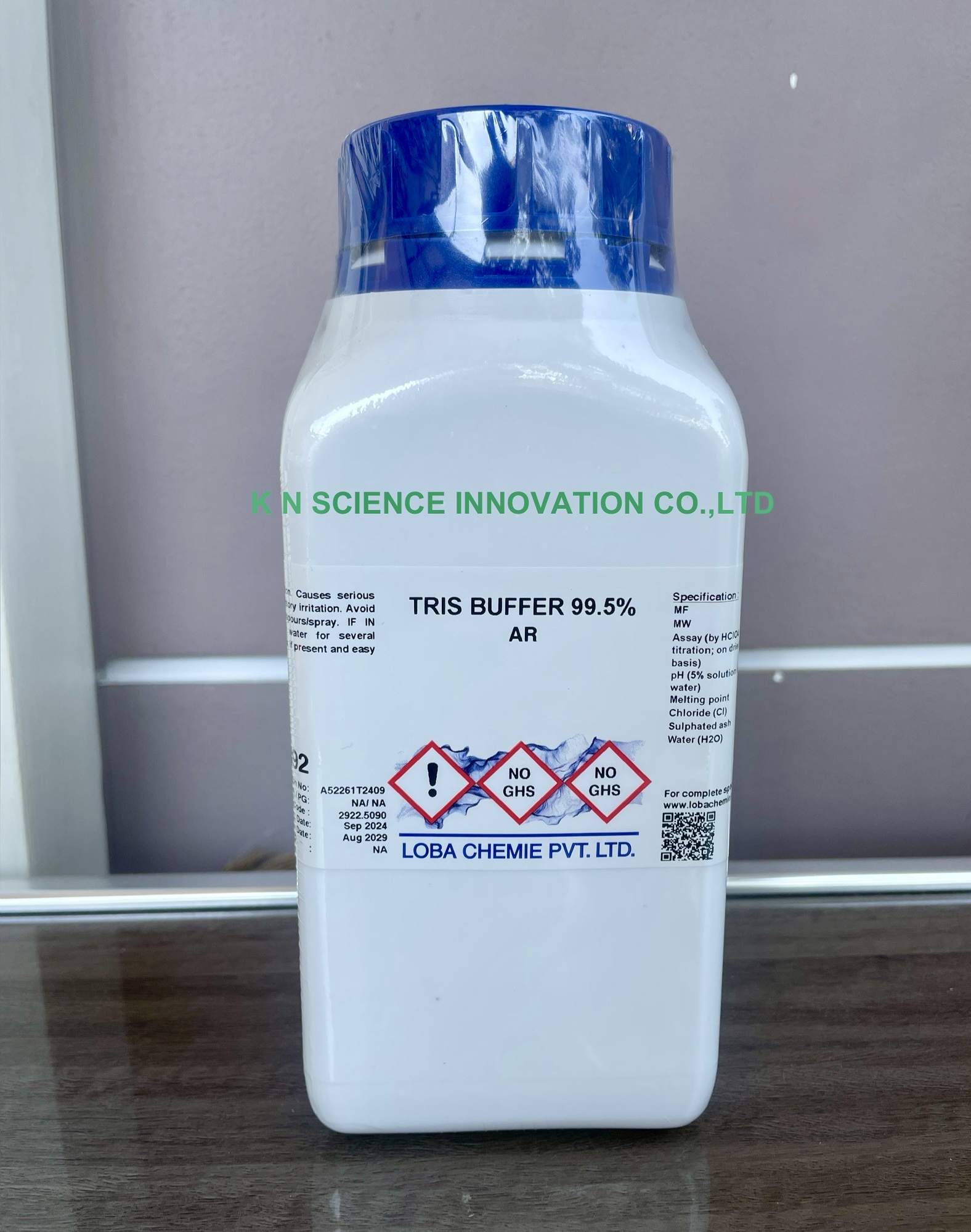 Tris buffer, AR (Tris hydroxy methyl aminomethane) ,1 Kg ,Loba 0639201000