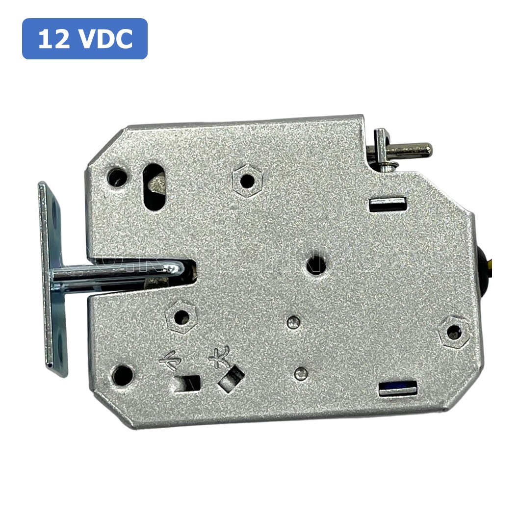 (1ชิ้น) GD044 กลอนประตูไฟฟ้า กลอนไฟฟ้า 12VDC 2A Small Locker Electromagnetic Lock ขนาด 73*58*13mm Silver XG-07C SARY แบบเหล็ก