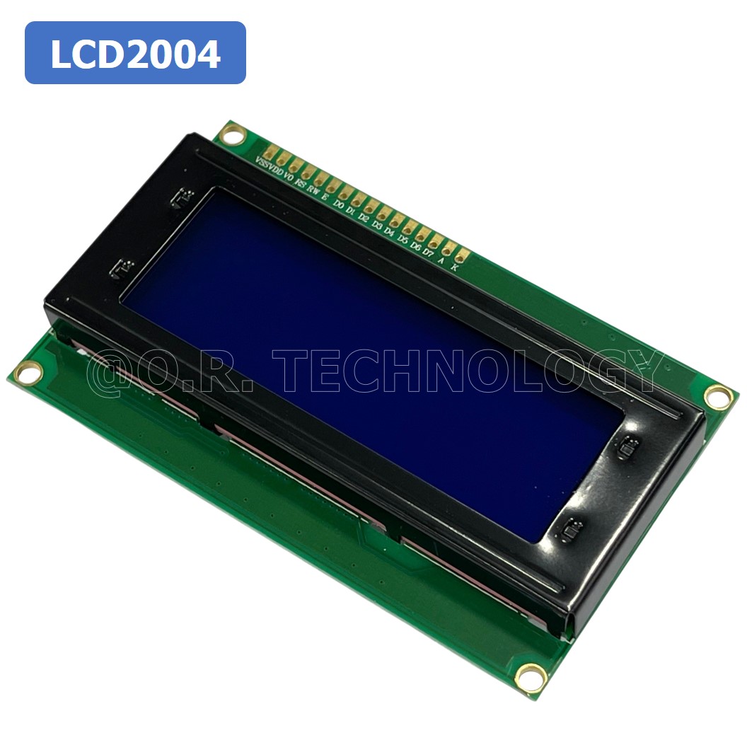 (1ชิ้น) AA015 โมดูลจอแสดงผล LCD2004 Blue Backlight จอแสดงผล หน้าจอ LCD Module