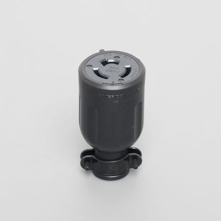 AMERICAN DENKI 3224R 3-Pole 3-Wire 20A 250V Connector Body (Rubber Housing)