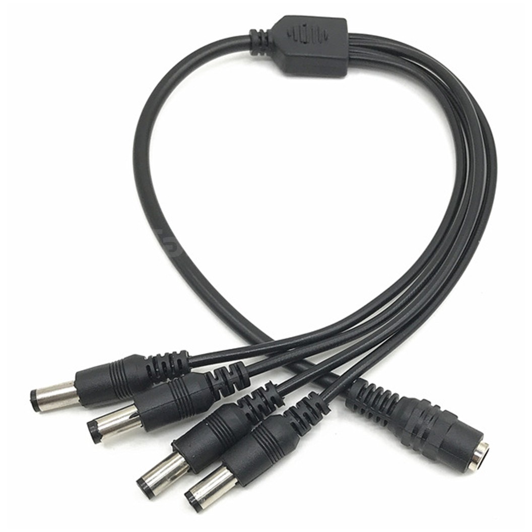 (1ชิ้น) DC 1-2/1-3/1-4 สายแยกไฟ DC เข้า 1 ออก 2/3/4 Cable DC Splitter IN 1 OUT 2/3/4 ขนาดหัว 5.5x2.1mm สายไฟแยก สายแยกดีซี สายแปลงหัว