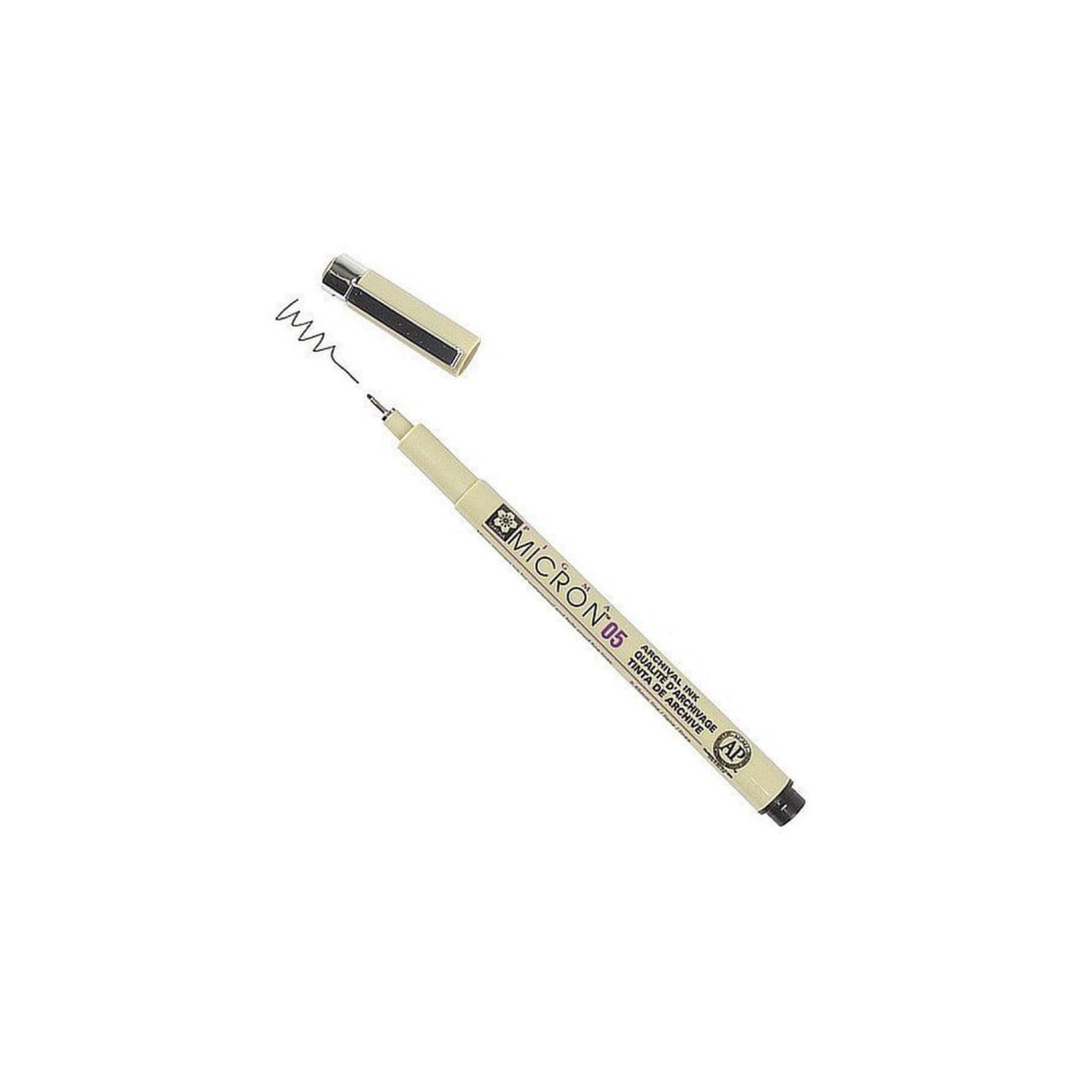 ปากกาตัดเส้น ยี่ห้อนิจิพิกม่า ขนาดหัว 0.45 มม. No.05 สีดำ