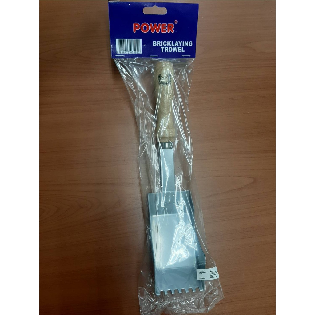 เกรียงก่ออิฐมวลเบา POWER ขนาด 2.1/2" นิ้ว (ราคารวมแวท) ใช้สำหรับงานก่อสร้าง เครื่องมือช่าง {รหัสสินค้า0500313001}