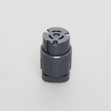 AMERICAN DENKI 3124GN 3-Pole 4-Wire Grounding 15A 250V Connector Body (Nylon Housing)