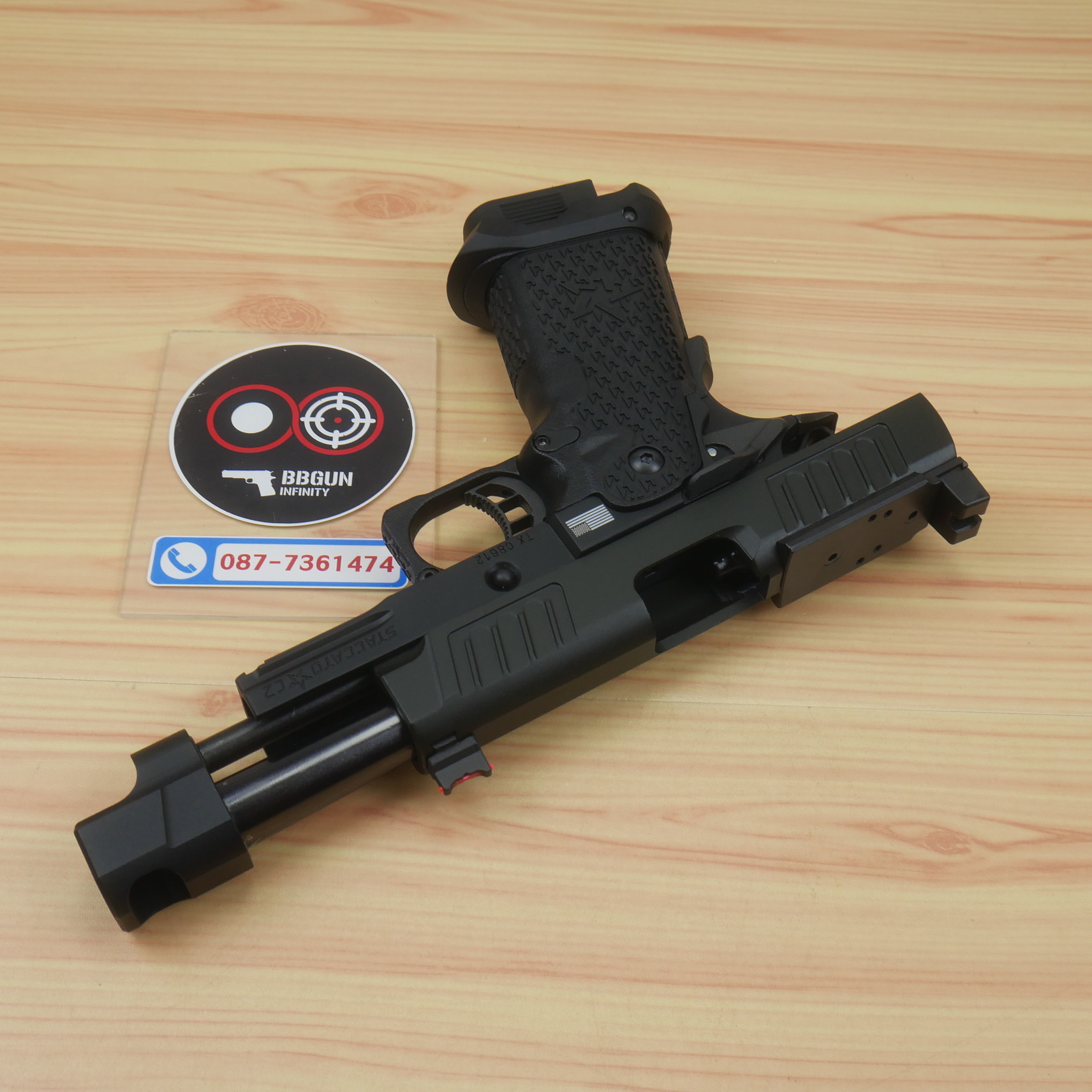 บีบีกันอัดแก๊ส ARMY R612-4 EMG Staccato C2 Comp 2011 VIP Grip BB GUN