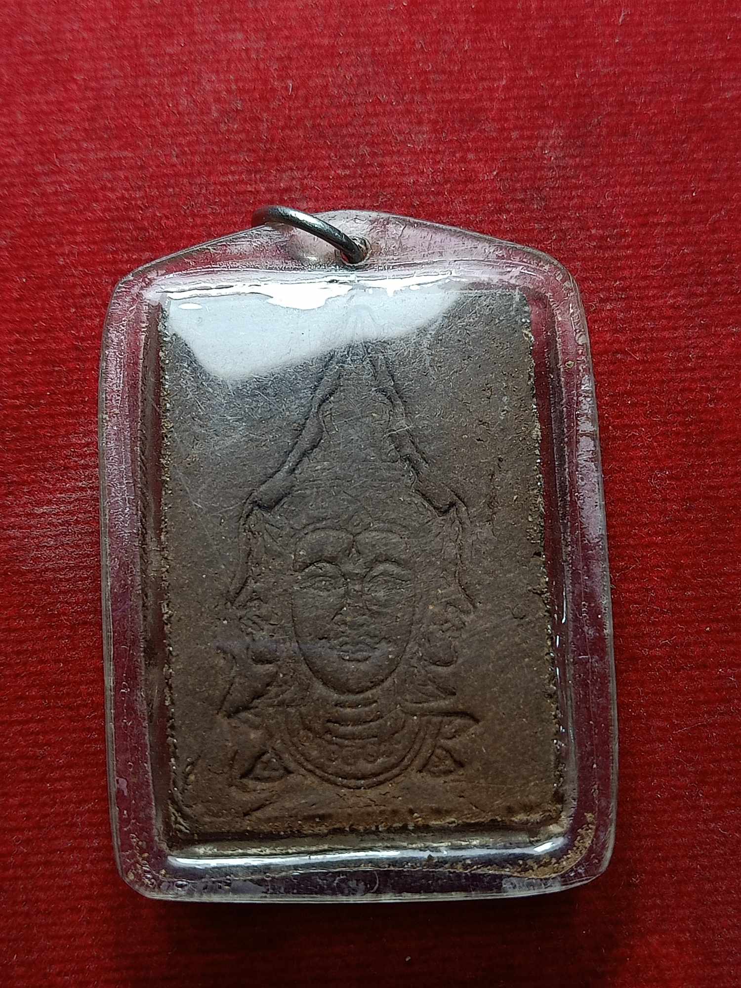 พระสมเด็จข้างฉัตร วัดชิโนรส กทม. ปี 2512 หลวงพ่อกวย ปลุกเสก (SKU-04174)