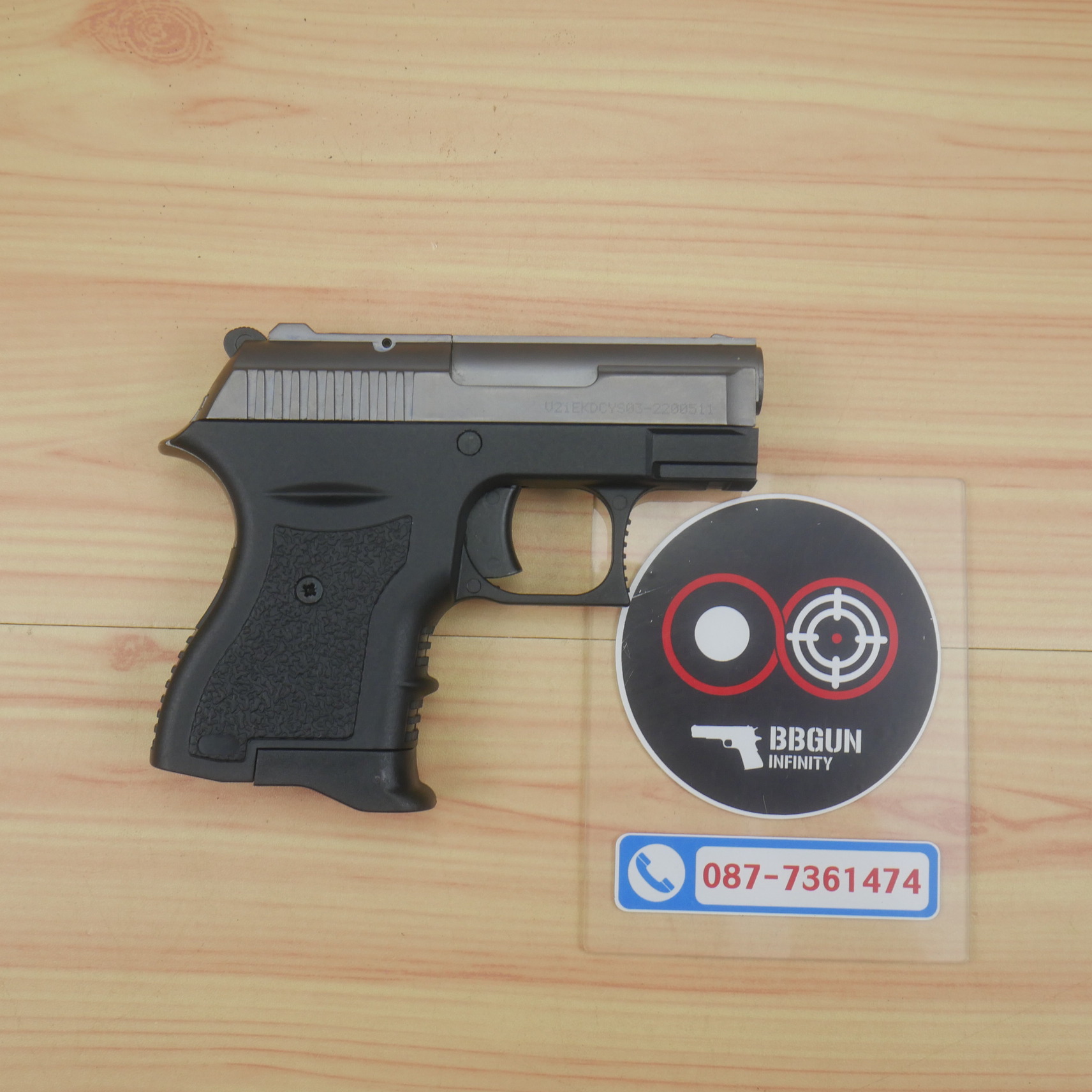 ปืนแบลงค์กัน EKOL BOTAN สีฟูม Fume 9mm P.A.K. Blank gun (แถมกล่องใส่ปืน)