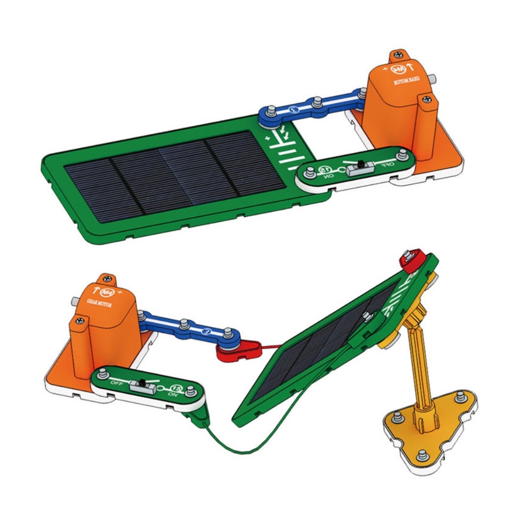 Model 5011 ชุดเรียนรู้ บ่อน้ำพลังงานแสงอาทิตย์ Electronic Building Block No.5011 Solar power oil pumping machine water pump ชุดวงจรไฟฟ้าพื้นฐาน