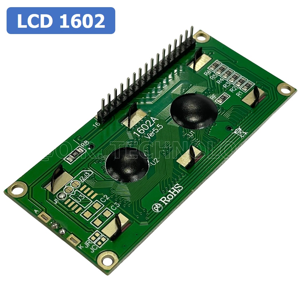 (1ชิ้น) AA346 โมดูลจอแสดงผล แบบบัดกรีขา LCD1602 Blue Backlight with Soldering จอแสดงผล หน้าจอ LCD Module