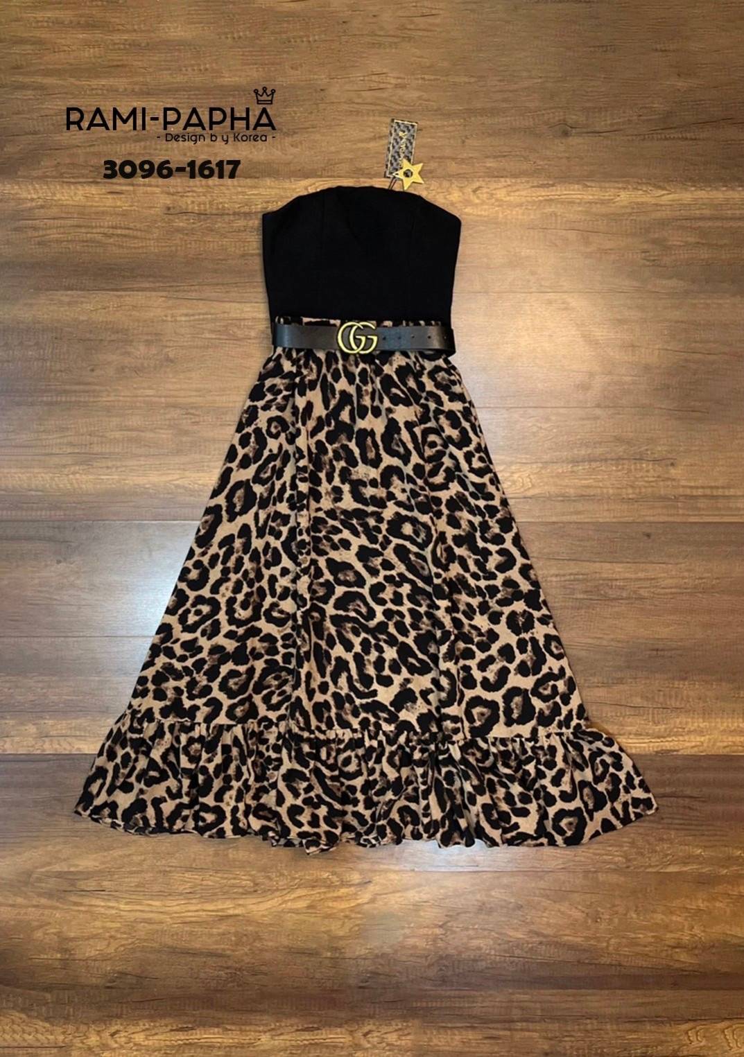 🧧 XS 🧧 RAMI-PAPHA เสื้อครอป+กระโปรง+เข็มขัด