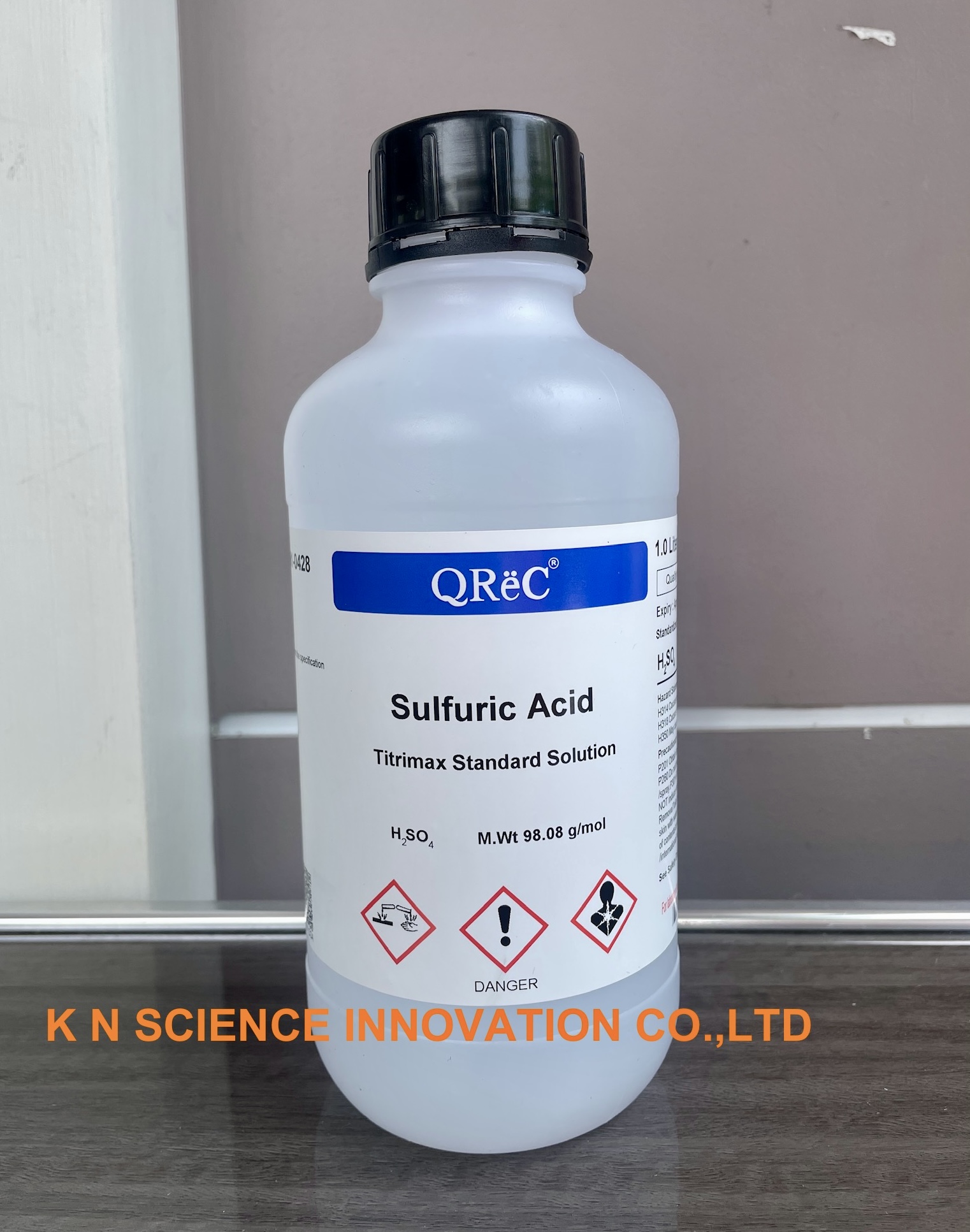 Sulfuric acid,0.5N (0.25mol/L) ,1 L,ยี่ห้อ Qrec, Newzealand S7091-0-1000