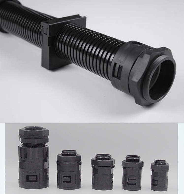 SM-G-AD10/PG7 Fitting (ข้อต่อตรงท่อร้อยสายไฟพลาสติก) SM-G-AD10/PG7