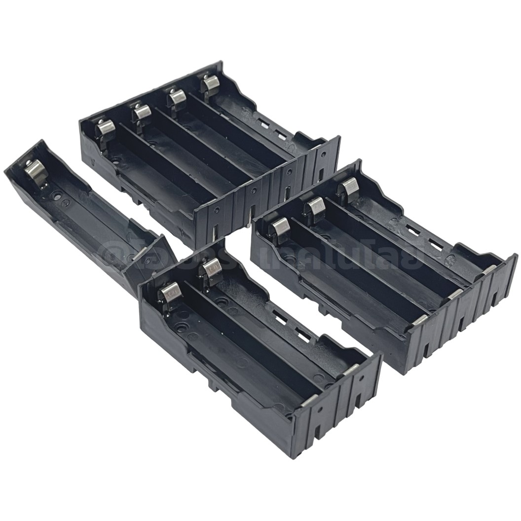 BH-18650 รางถ่าน 18650 1/2/3/4ก้อน 1S/2S/3S/4S แบตเตอรี่ลิเธียม แบบอนุกรม/แบบขนาน Battery Holder Case รังถ่าน DIY Lithium Battery Box