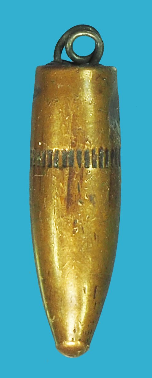 *38232 ตะกรุดหัวลูกปืน หลวงพ่อกวย วัดโฆษิตราราม ชัยนาท 12