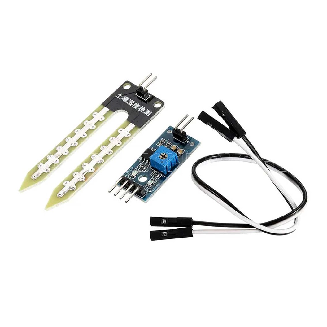 (1ชิ้น) AB054 โมดูลตรวจจับความชื้นในดิน Soil Moisture Detection Humidity Sensor Module (5pin Dupond wire)