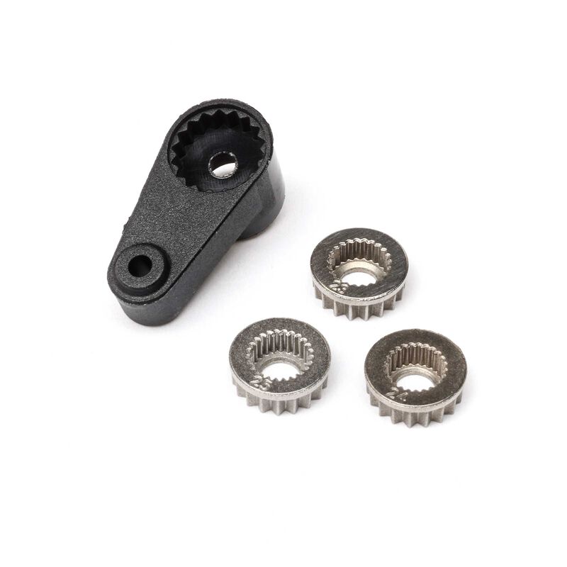 LOS231106 Servo Arm with Metal Inserts: RZR Rey