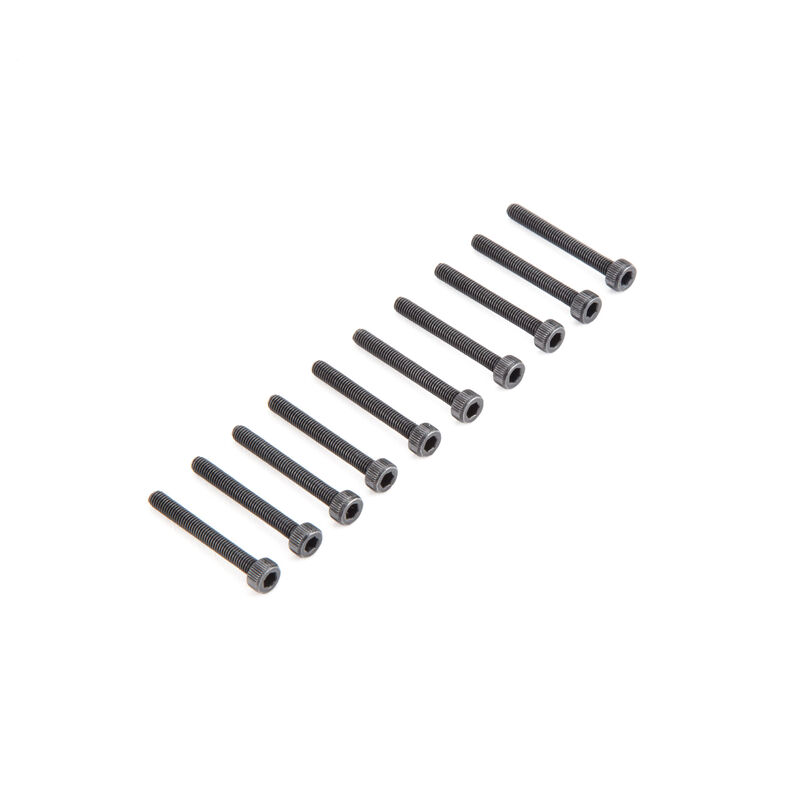 LOS235004 Cap Head Screws, M3 x 25mm (10)