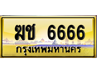 ทะเบียน 6666 ป้ายประมูล – ฆช 6666 ป้ายทอง ผลรวมดี 29 VIP จากกรมขนส่ง (4)