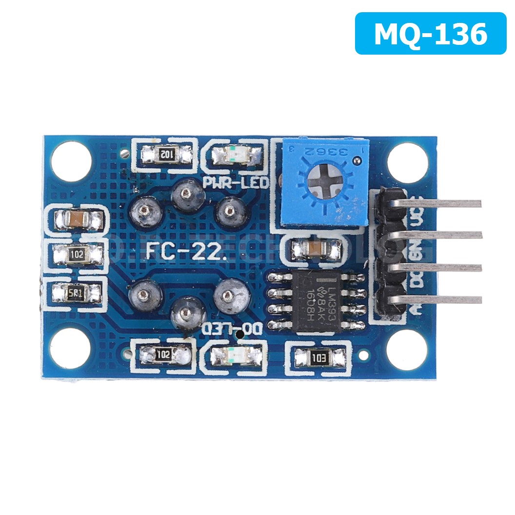 AB213 MQ-136 เซนเซอร์ตรวจจับ ก๊าซไฮโดรเจนซัลไฟด์ Hydrogen Sulfide Gas Sensor Detection Module เซนเซอร์แก๊ส เซนเซอร์ตรวจจับก๊าซ