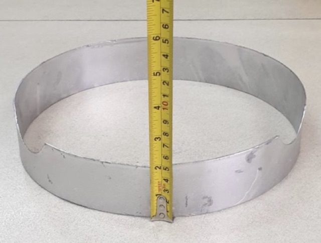 บังลมเตาออโต้ ขนาดสูง 2.5 นิ้ว เส้นผ่านศูนย์กลาง 10.5 นิ้ว บังลมเตาอินฟาเรดได้ไม่โดนหัวเตา สำหรับเตาออโต้