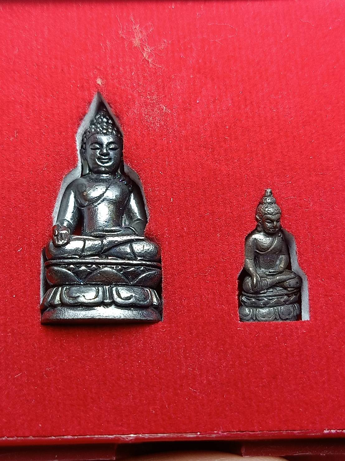 พระกริ่งไพรีพินาศ คู่พระชัยวัฒน์ วัดบวรนิเวศวิหาร กทม. พร้อมกล่อง (SKU-07591)