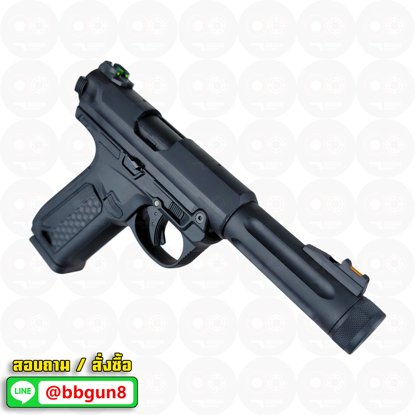 บีบีกันอัดแก๊ส Action Army AAP-01 Assassin GBB Black สีดำ BB GUN