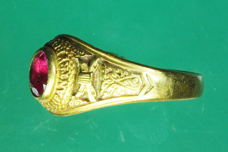 ขายแล้ว*29460 แหวนทหารบก เนื้อทองผสม ผิวไม่กลับดำเก่า เป็นของสะสม 17