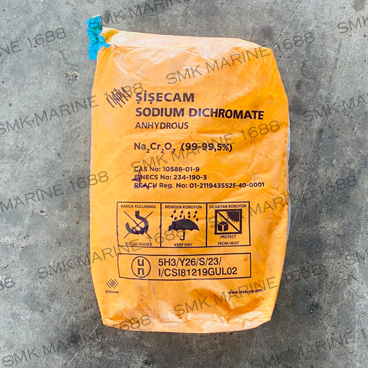 Sodium Dichromate Powder / ผงโซเดียม ไดโครเมท ไดไฮเดรท (กันสนิม) สีส้ม