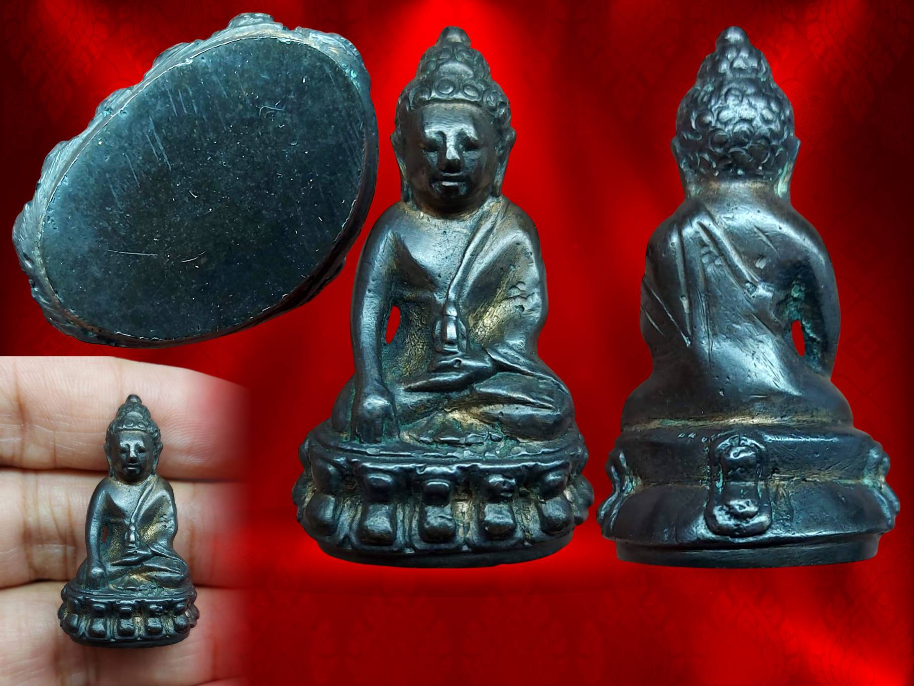 พระกริ่ง ปวเรศ วัดบวรนิเวศวิหาร ปี 2530 เนื้อนวะ ที่ระลึกในหลวงรัชกาลที่ 9 ครบ 5 รอบ 60 พรรษา 5 ธันวาคม 2530 สวยงามสุดๆ ๆ ครับ