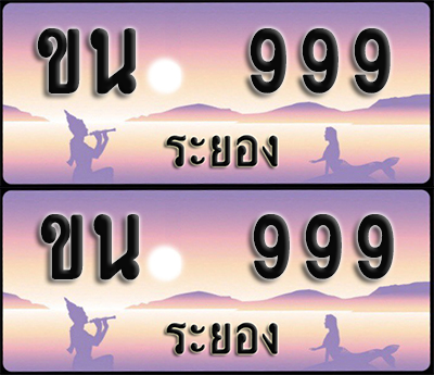 ทะเบียนรถ 999 – ขน 999 ระยอง (1)