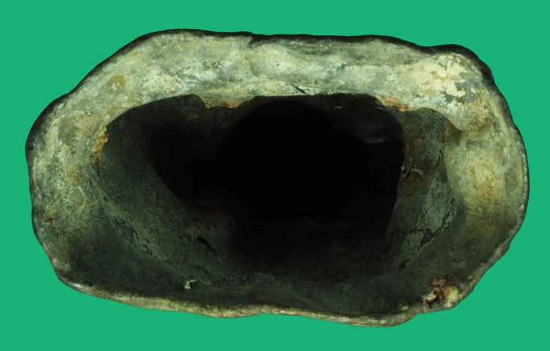 ขายแล้ว*37488 พระรัตนะแก้บน เนื้อชินตะกั่ว ลงรักปิดทอง สนิมแดง 13