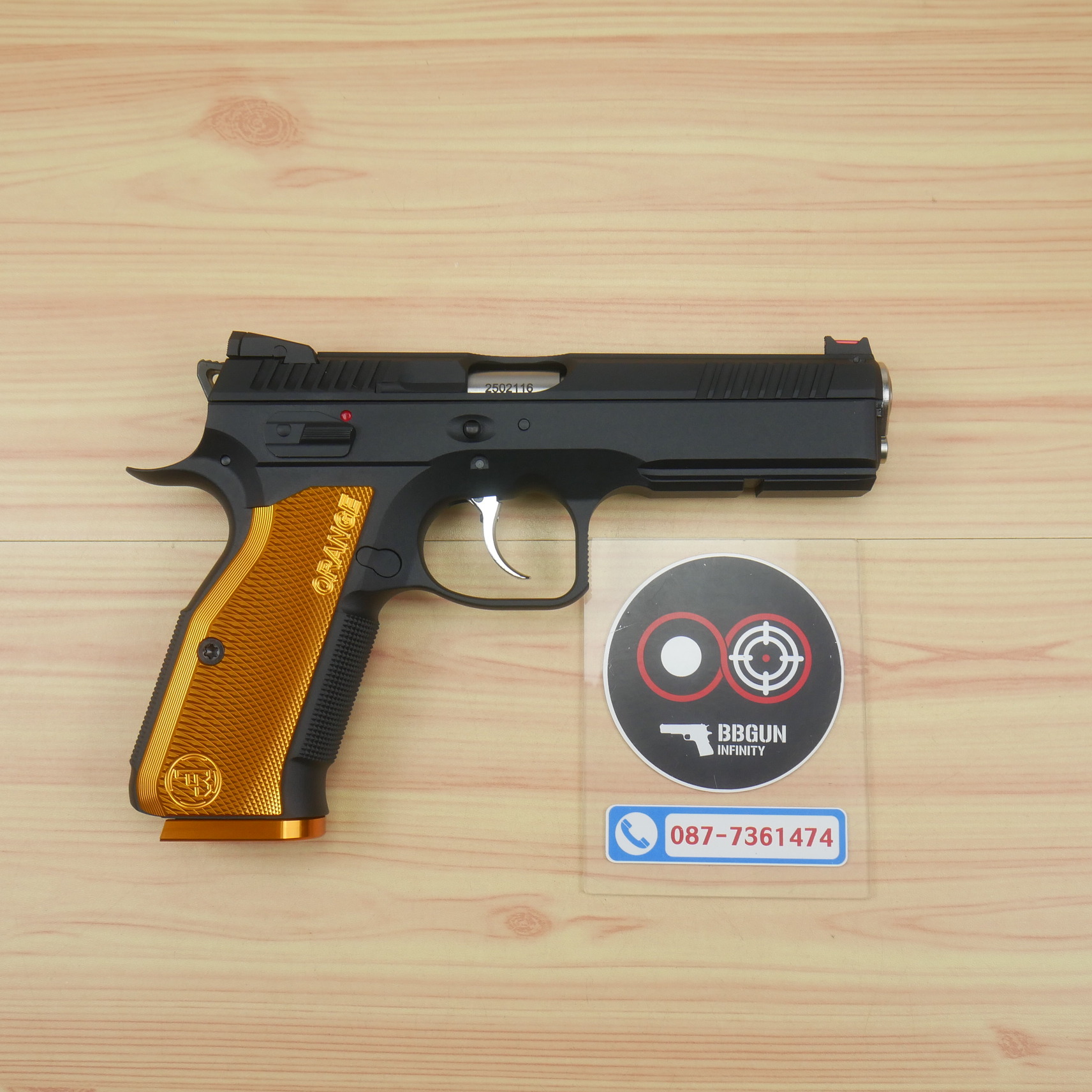 KJ Works CZ Shadow 2 ASG Orange CNC