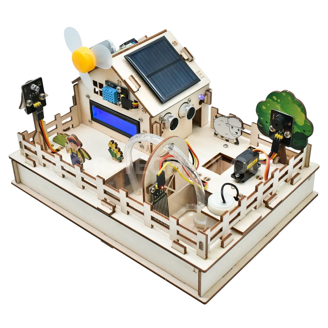 KEYESTUDIO ESP32 IOT Smart Farm Starter Kit ชุดส่งเสริมการเรียนรู้ ฟาร์มอัจฉริยะ ESP-32 ชุดประกอบ ชุดเริ่มต้นเรียนรู้ Arduino Scratch 3.0