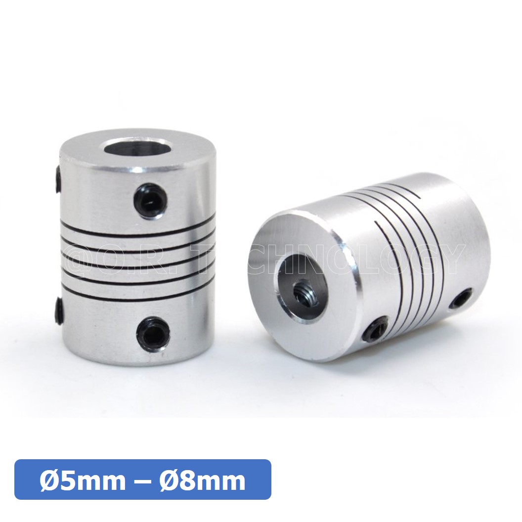 (1ชิ้น) KR459 5-8 คัปปลิ้ง ข้อต่อเพลามอเตอร์ คัปปิ้ง มอเตอร์ ข้อต่อแกนมอเตอร์ Elastic Coupling ขนาดรูเพลา 5mm-8mm