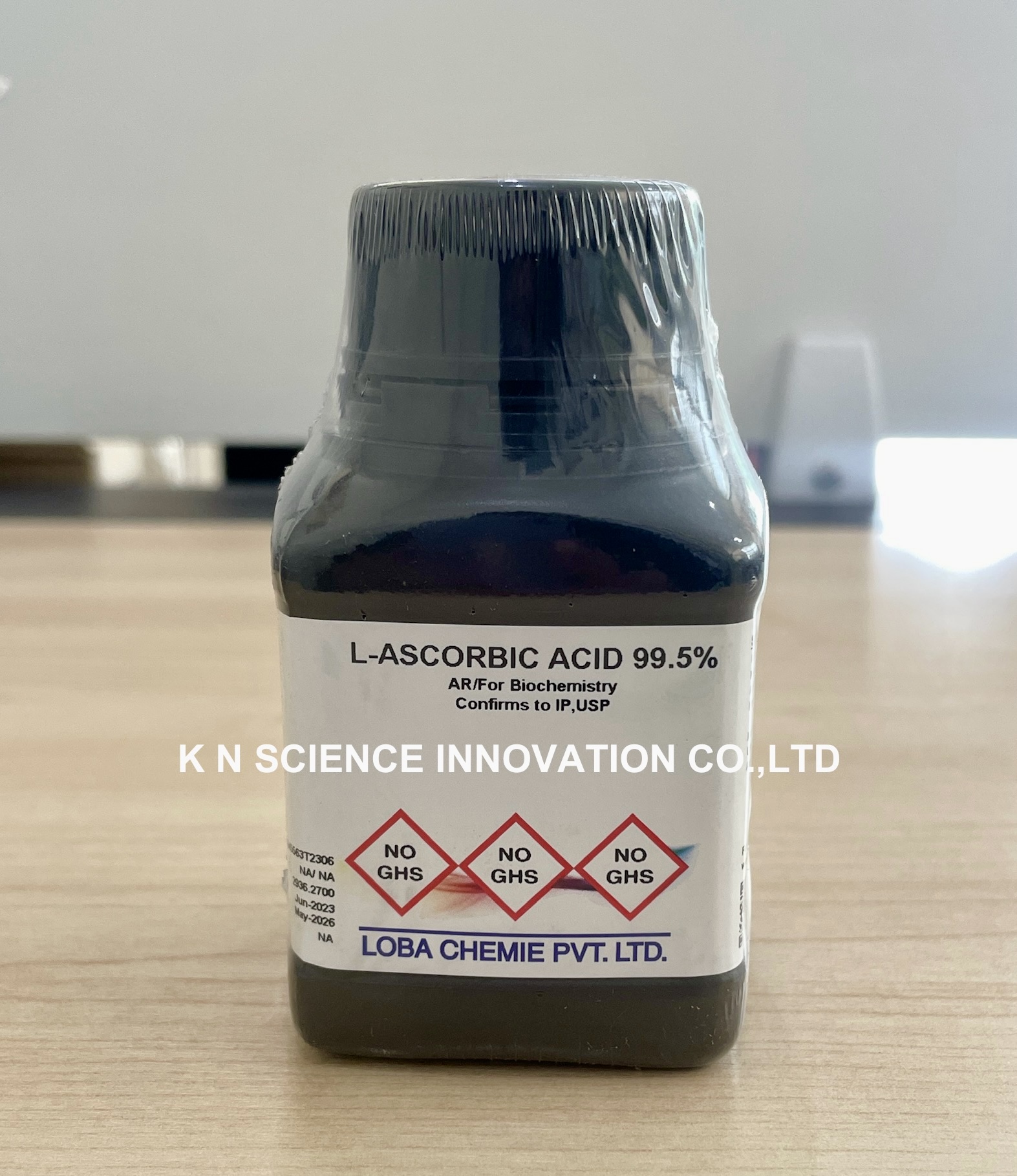 L-Ascorbic acid, AR, For biochemistry, >99.5% (Vitamin C) ,500 g , Loba 0155000500
